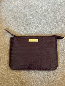 Brand New Carvela Burgundy Pouch / Clutch Bag