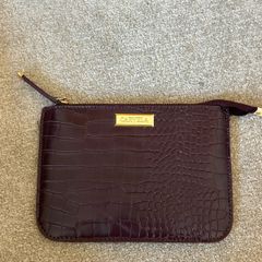 Brand New Carvela Burgundy Pouch / Clutch Bag