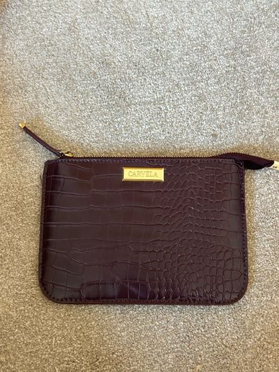 Brand New Carvela Burgundy Pouch / Clutch Bag