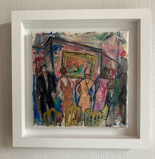 Framed Original Figurative Painting Contemporary Art Painting Irish Art Gift