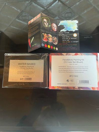 Fab Face & Body Painting Kit plus full instructions