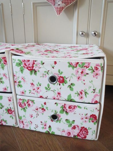 Rosali box drawers storage x2