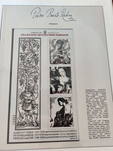 Paul Rubens 55 Pages Stamps Album World Collection