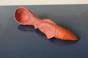 Wooden fish spoon