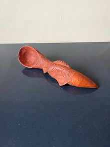 Wooden fish spoon