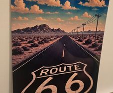 Metal sign