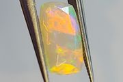 Faceted Ethiopian opal 1.19 ct