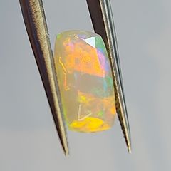 Faceted Ethiopian opal 1.19 ct