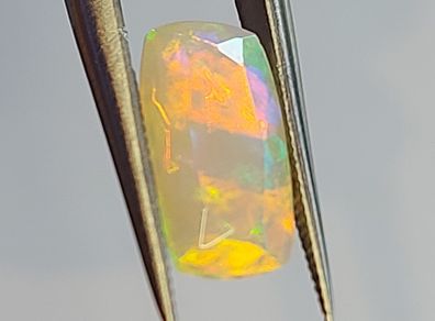 Faceted Ethiopian opal 1.19 ct