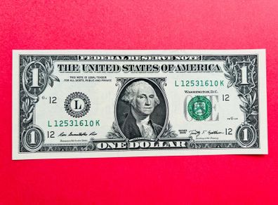 Usa  1 Dollar  2009    Letter  (  L 12 )  SAN FRANCISCO . ( Uncirculated )