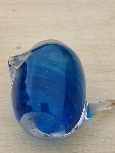 Mdina art glass small bird figurine
