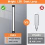 Desk Lamp LED Table Lamp,15 Modes LED Desk Lamp,Dimmable Bedside Lamps with Timer,Multi-Powered Desk Lamps for Study Lamp Reading Light,Adjustable Desk Light,Black Desk Lamp for Bedroom,Home,Office Image 6
