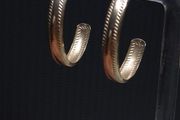 Vintage 9ct Gold Hoop Earrings Fully Hallmarked 1.46g