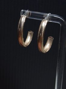 Vintage 9ct Gold Hoop Earrings Fully Hallmarked 1.46g