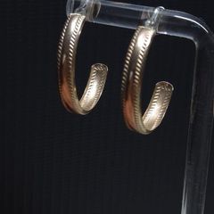 Vintage 9ct Gold Hoop Earrings Fully Hallmarked 1.46g
