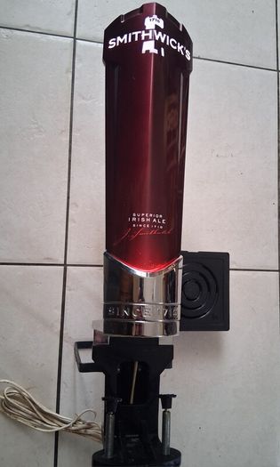 Large Smithwicks beer tap tower