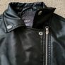 Next Kids Black PU Leather Biker Jacket (Age 12) Image 2
