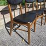 vintage 1960s Danish mid-century modern dining chairs Image 4