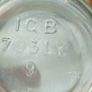502 - Vintage Clear Glass Cork Top Collectible Decorative Lee Strand Creamery Milk Bottle Image 6