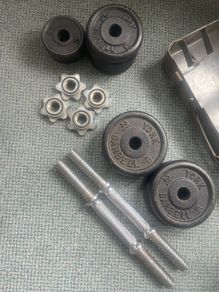 York Cast Iron Dumbbell Set
