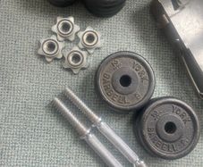 York Cast Iron Dumbbell Set