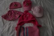 selection of hats and scarf
