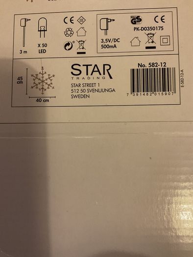 ICY Snowflake 45 cm LED Brand New
