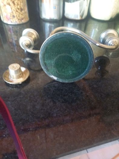 candle holders silver