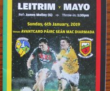 2019 Mayo v Leitrim Connacht GAA Senior Football League Quarter-Final Programme