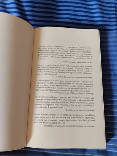 Queerly Autistic  The Ultimate Guide For LGBTQIA+ Teens On The Spectrum. Great Condition. Postage Included In Price.
