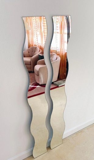 Vintage Wavy Mirror