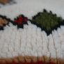 Scandinavian Handmade Thick Wool Rug with geometric pattern 48" X 31" Image 5