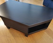 ikea black TV bench