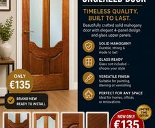 Solid Mahogany Door