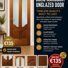 Solid Mahogany Door