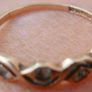 Vintage 9ct Solid Gold 375 5-Stone  Gemstone Ring Image 4