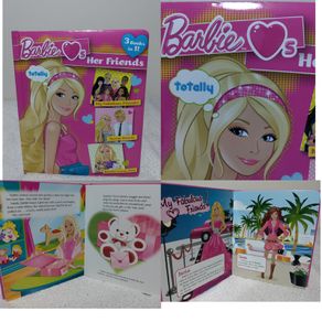 Barbie Loves Her Friends,  3 Stories In 1,  Hardback board book