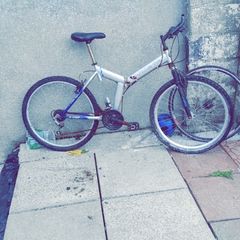 Fold away mountain bike