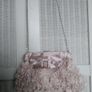 Vintage Beaded Lace Evening Bag Purse Clutch Image 2