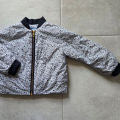 Jacadi Paris girl's lightweight bomber jacket - Leaf design
