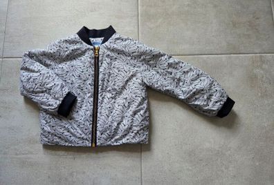 Jacadi Paris girl's lightweight bomber jacket - Leaf design