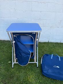 Camping foldable kitchen unit
