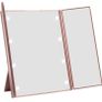 Lighted Trifold Mirror for Beauty Makeup Travel Mirror Compact (FREE POSTAGE) Image 2