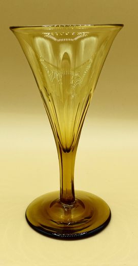 Very rare Regency period Champagne Flutes Glasses (Crystal)