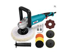ENEACRO Polisher, Rotary Car Buffer Polisher Waxer, 1200W 180/150 mm