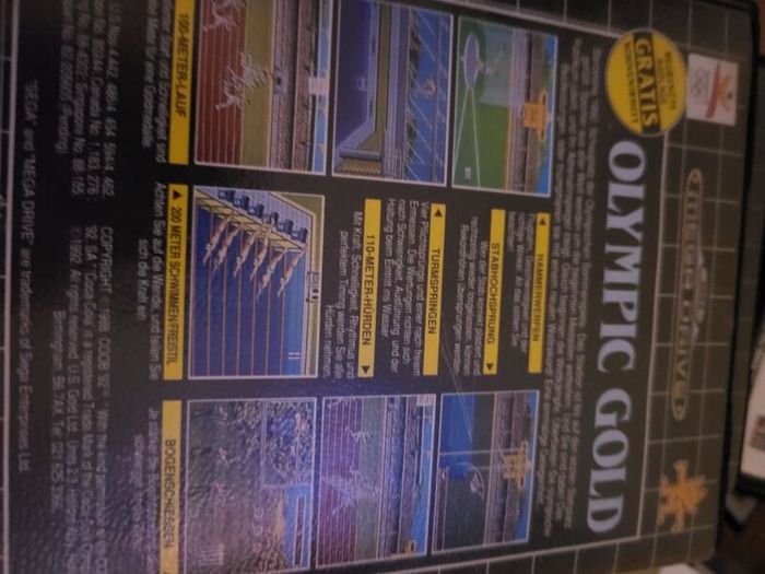 Sega Olympic gold Barcelona 92