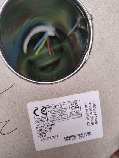 Brand New 100m Seval Kablo 1.5mm 4-Core LSZH Flexible Cable