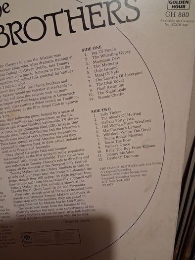 Clancy Brothers & Lou Killen.