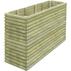 Garden Raised Bed 206x50x96 cm Impregnated Pinewood