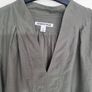 V-Neck Blouse, Size 10 Oversized Image 2